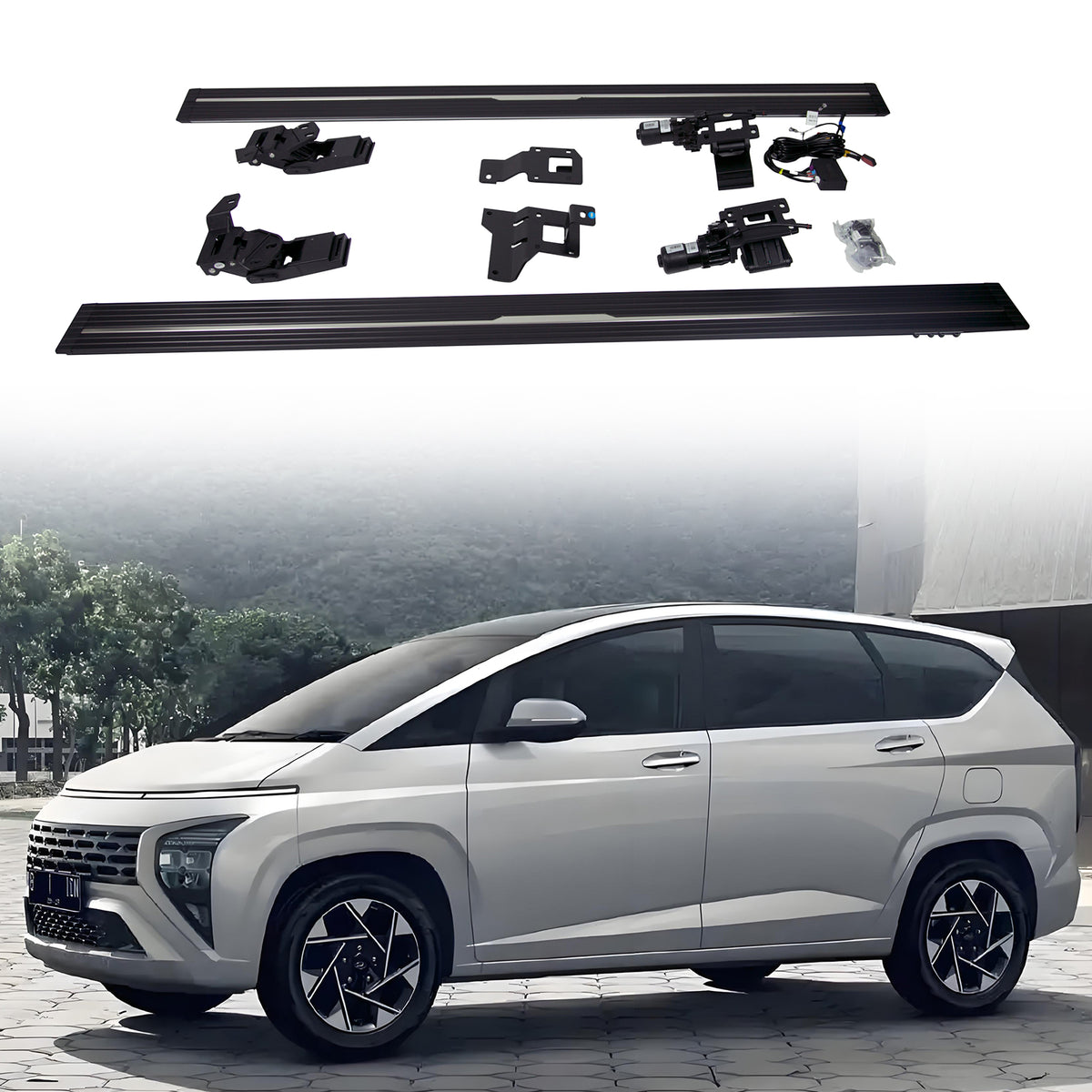 Deployable Electric Running Board Side Steps fit for HYUNDAI Stargazer 2023-2025