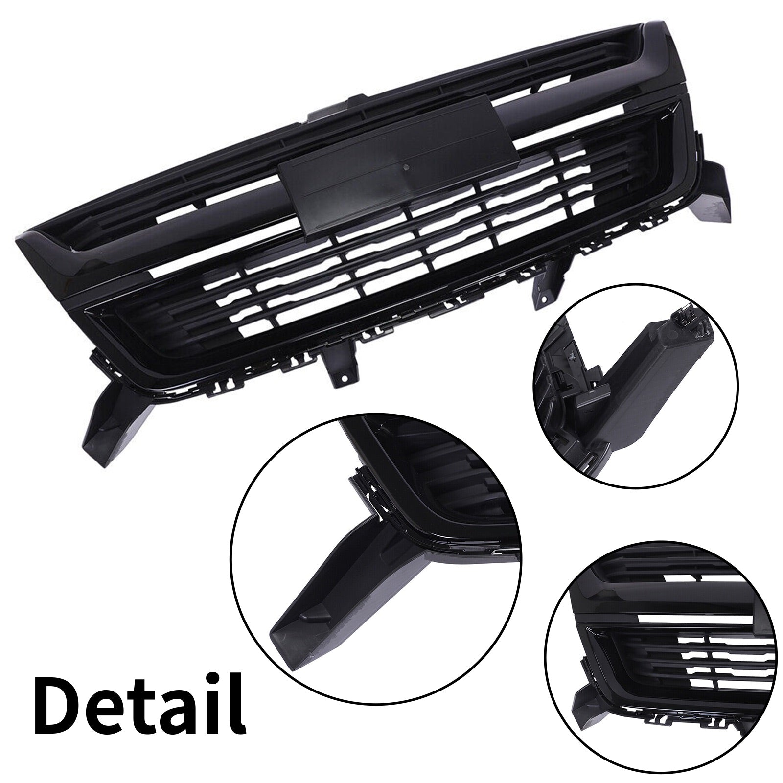 Front Upper Grille Grill Gloss Black For Chevrolet Colorado 2015-2019 84270791