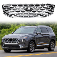 Front Bumper Upper Grille Grill Fit For 2021/2022/2023 Hyundai Santa Fe 86350S2500