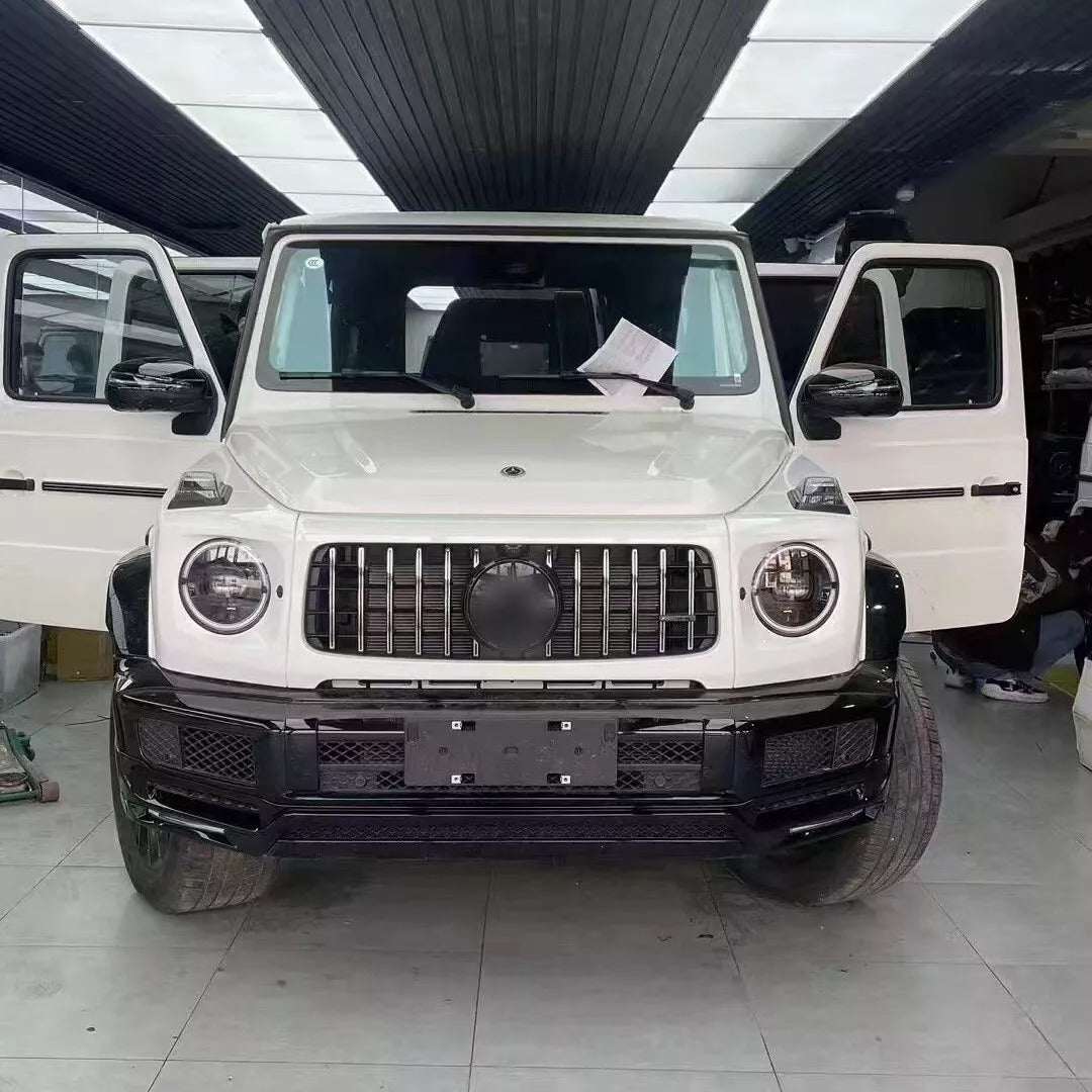 Mercedes G-Class W464 G500 550 to G63 Front Grill+Head Lights Covers 2019-2025