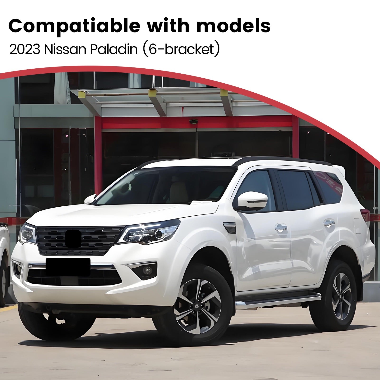 Deployable Electric Running Board Side Steps fit for NISSAN Paladin (6 Suppports) 2023-2025