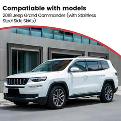 Deployable Electric Running Board Side Steps fit for JEEP GRAND COMMANDER 2018-2025 with side skits