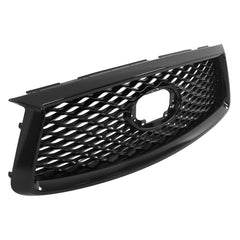 For INFINITI QX50 2019/2020/2021/2022/2023 Upper Grille Gloss Black Grill W/Camera Hole Plastic