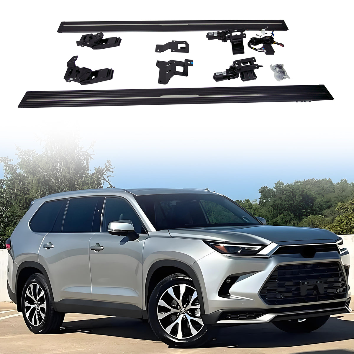 Deployable Electric Running Board Side Steps fit for TOYOTA INNOVA  2024 2025