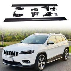 Deployable Electric Running Board Side Steps fit for JEEP CHEROKEE 2018-2022 with side skits