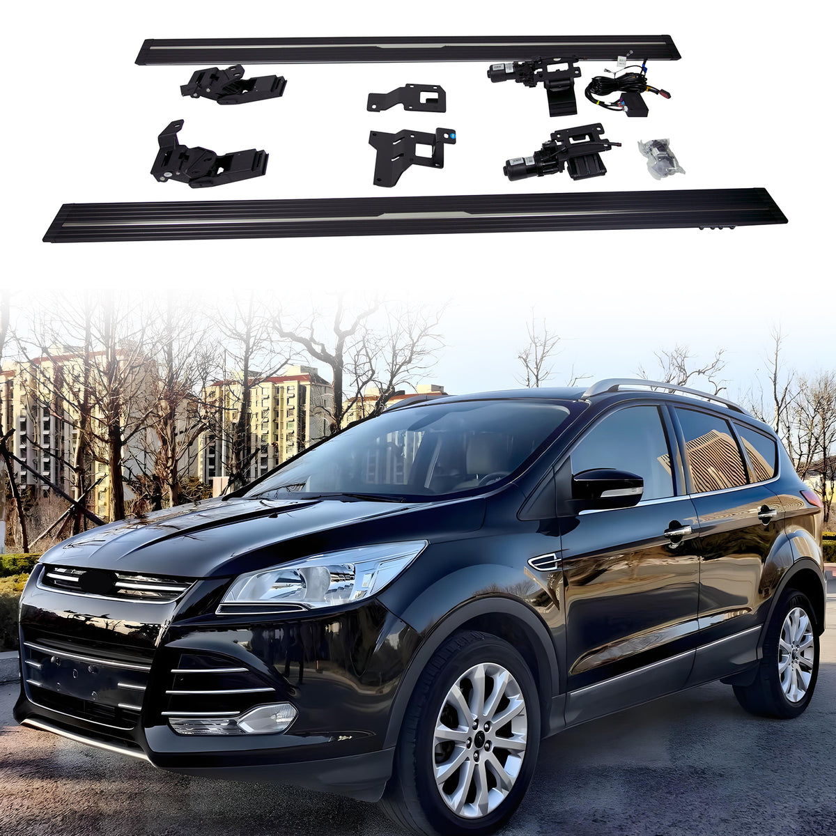Deployable Electric Running Board Side Steps fit for FORD KUGA 2013-2025
