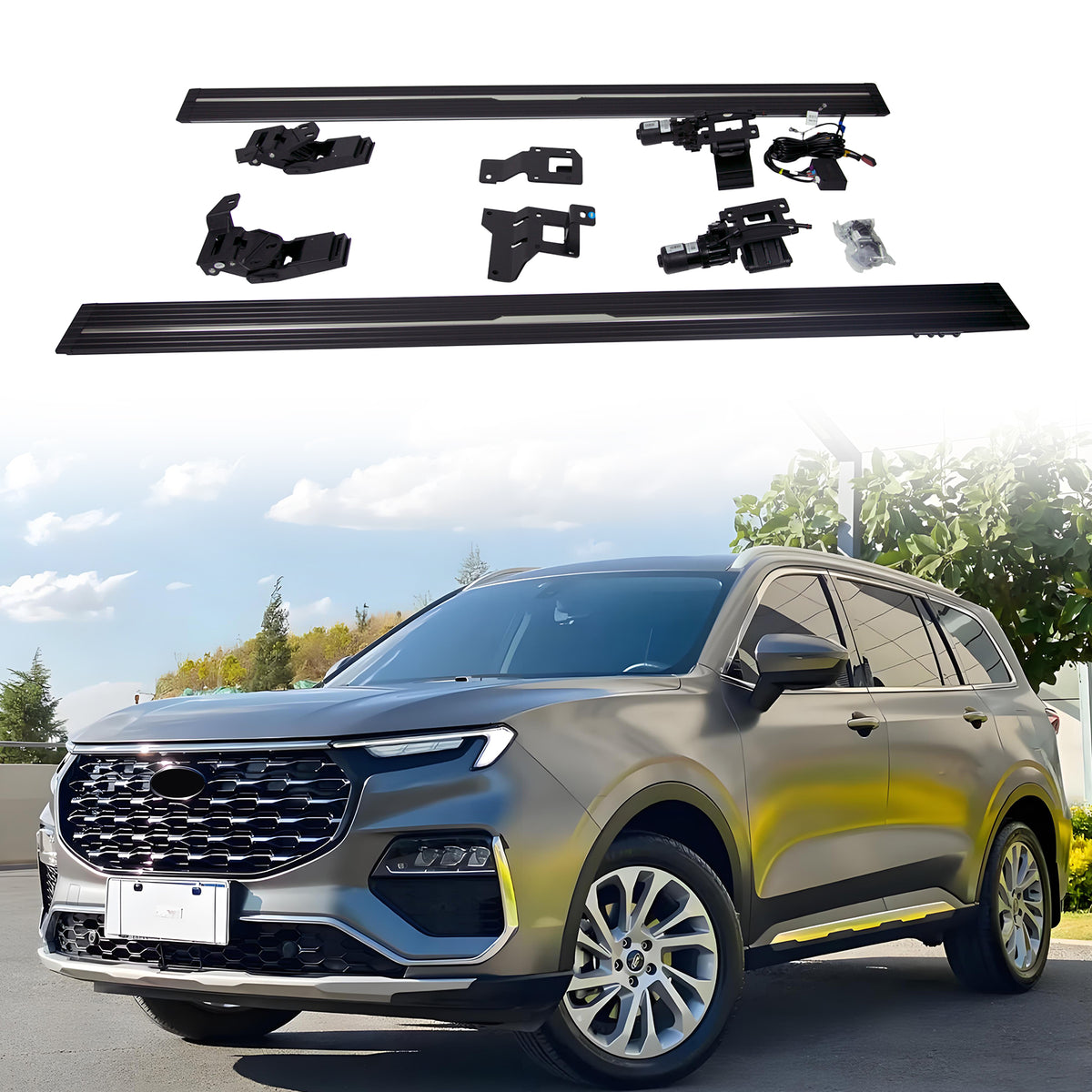 Deployable Electric Running Board Side Steps fit for FORD EQUATOR 2021-2025