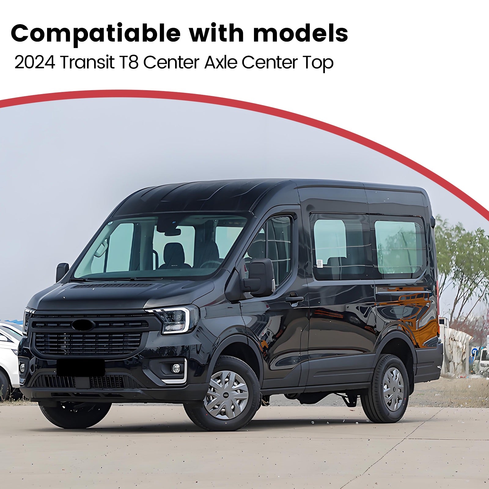 Deployable Electric Running Board Side Steps fit for FORD TRANSIT T8 Wheelbase and Roof Height 2024 2025