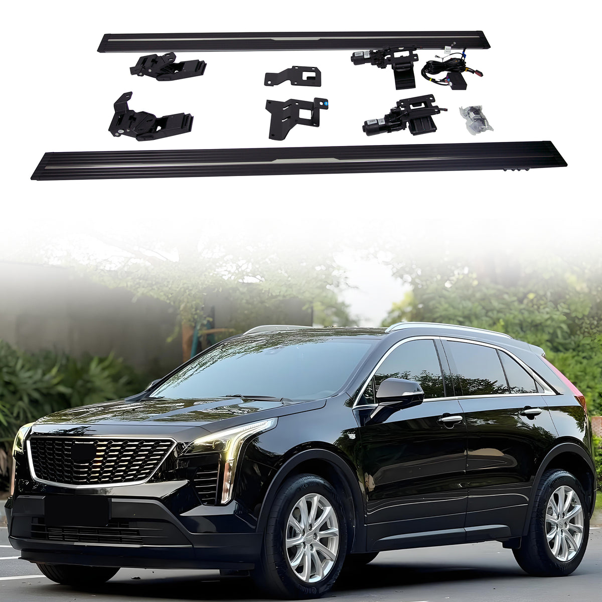 Deployable Electric Running Board Side Steps fit for CADILLAC XT4 2019-2022