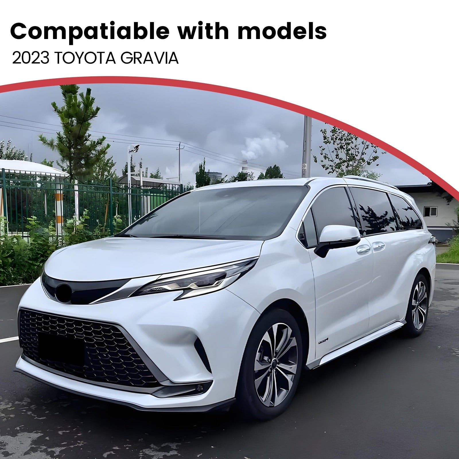 Deployable Electric Running Board Side Steps fit for TOYOTA GRANVIA 2023-2025