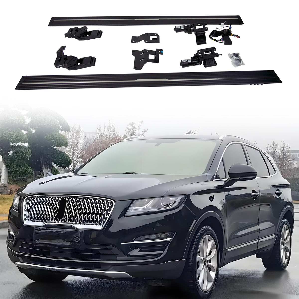 Deployable Electric Running Board Side Steps fit for LINCOLN MKC