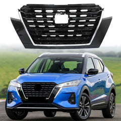 Fit For 2021 2022 2023 Nissan Kicks Front Bumper Upper Grille Assembly