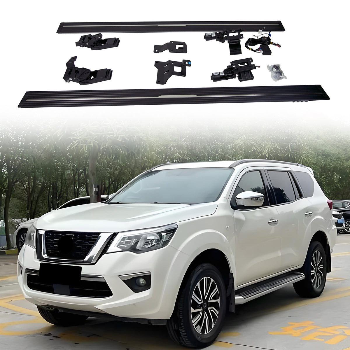 Deployable Electric Running Board Side Steps fit for NISSAN TERRA 2018 2019