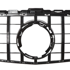 Black Front Bumper Grille For Mercedes Benz W205 C Class C200 C300 2019-21 Grill