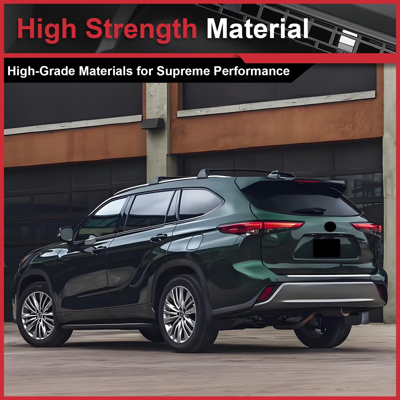 Fits Toyota Highlander 2020-2025 Aluminum Running Boards Side Steps Nerf Bars