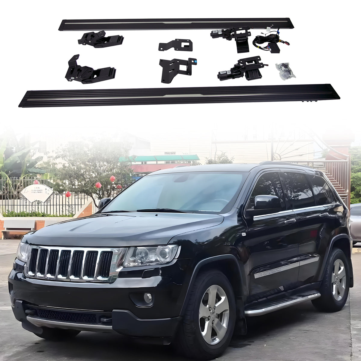 Deployable Electric Running Board Side Steps fit for JEEP GRAND CHEROKEE 2011-2013