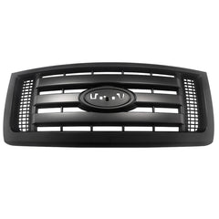 Matte Black Front Bumper Grille Upper Grill For 2009/2010/2011/2012/2013/2014 Ford F-150 F150 XLT