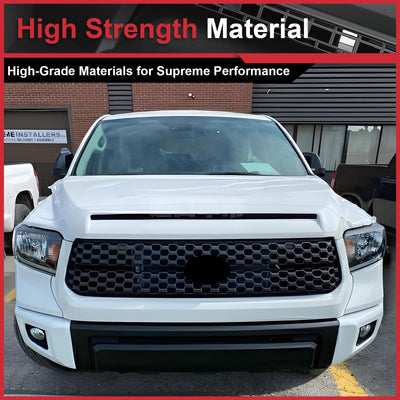 For Toyota Tundra 2014-2021 Front Upper Grille Hood Bulge Molding WHITE 040