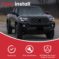 For 2016-2023 Toyota Tacoma TRD Front Grille Bumper Grill Insert Gloss Black NEW