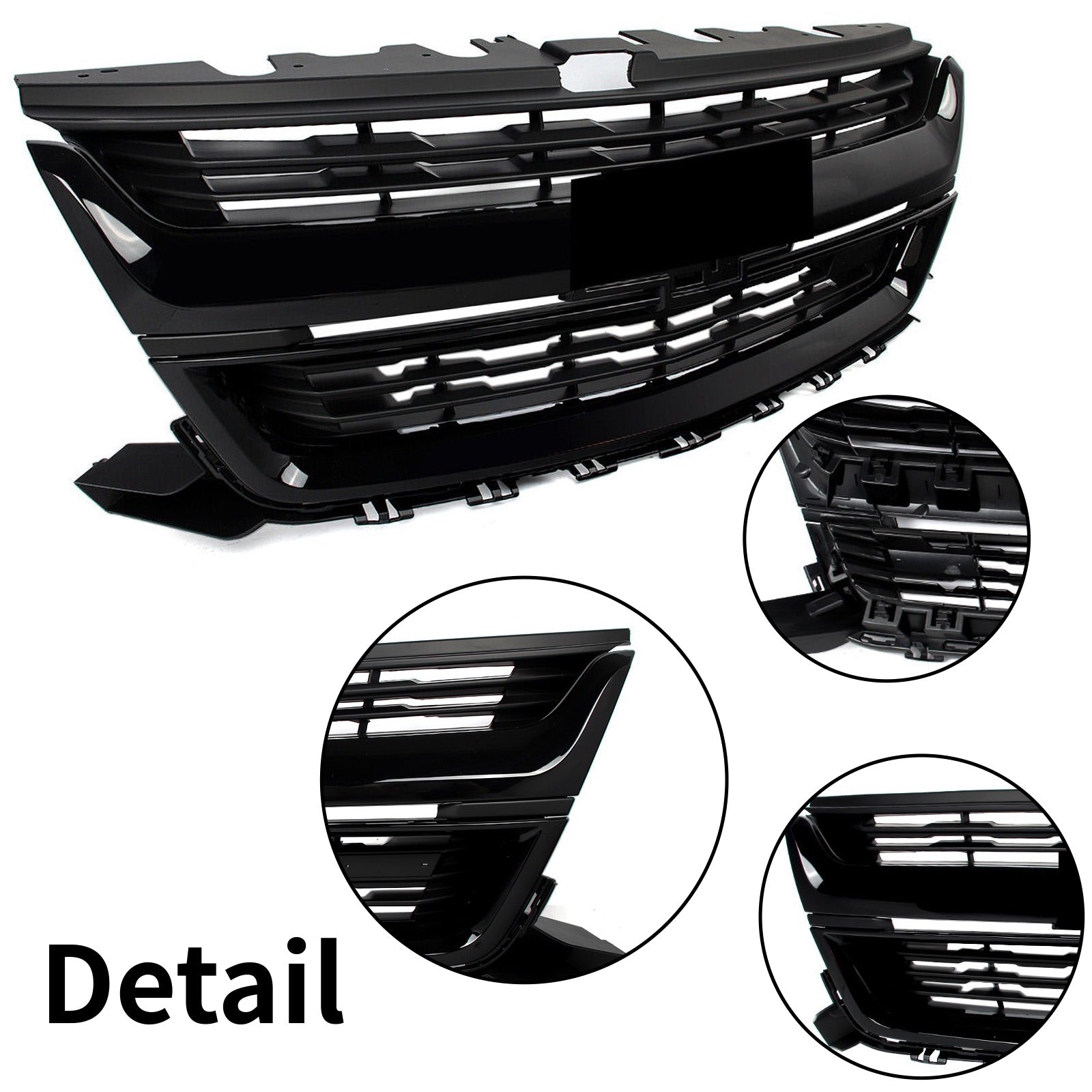 84270791 For Chevrolet Colorado 2015-2019 Gloss Black Front Upper Grille Grill