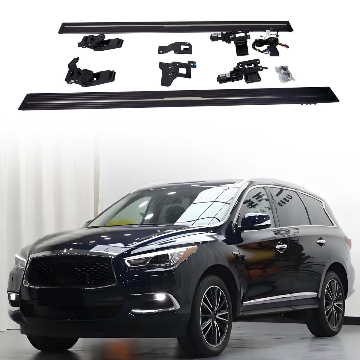 Deployable Electric Running Board Side Steps fit for INFINITI QX60 2022-2025