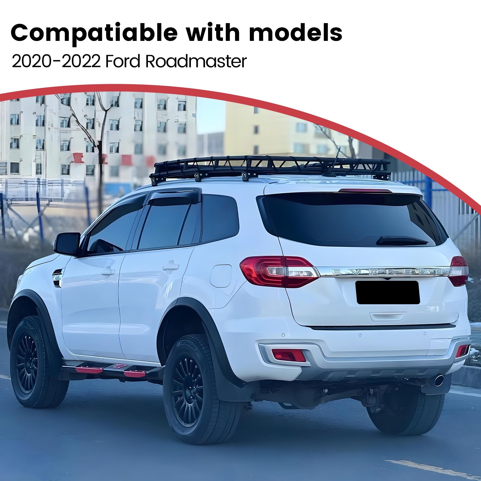 Deployable Electric Running Board Side Steps fit for FORD EVEREST (6 Supports) 2023-2025