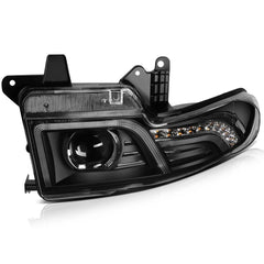 Fits 2007/2008/2009/2010/2011/2012/2013/2014/2015 Toyota FJ Cruiser Projector Headlights Headlamps With Grille