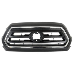 Labwork Front Upper Grille Black & Chrome For 2018/2019/2020/2021/2022 Toyota Tacoma