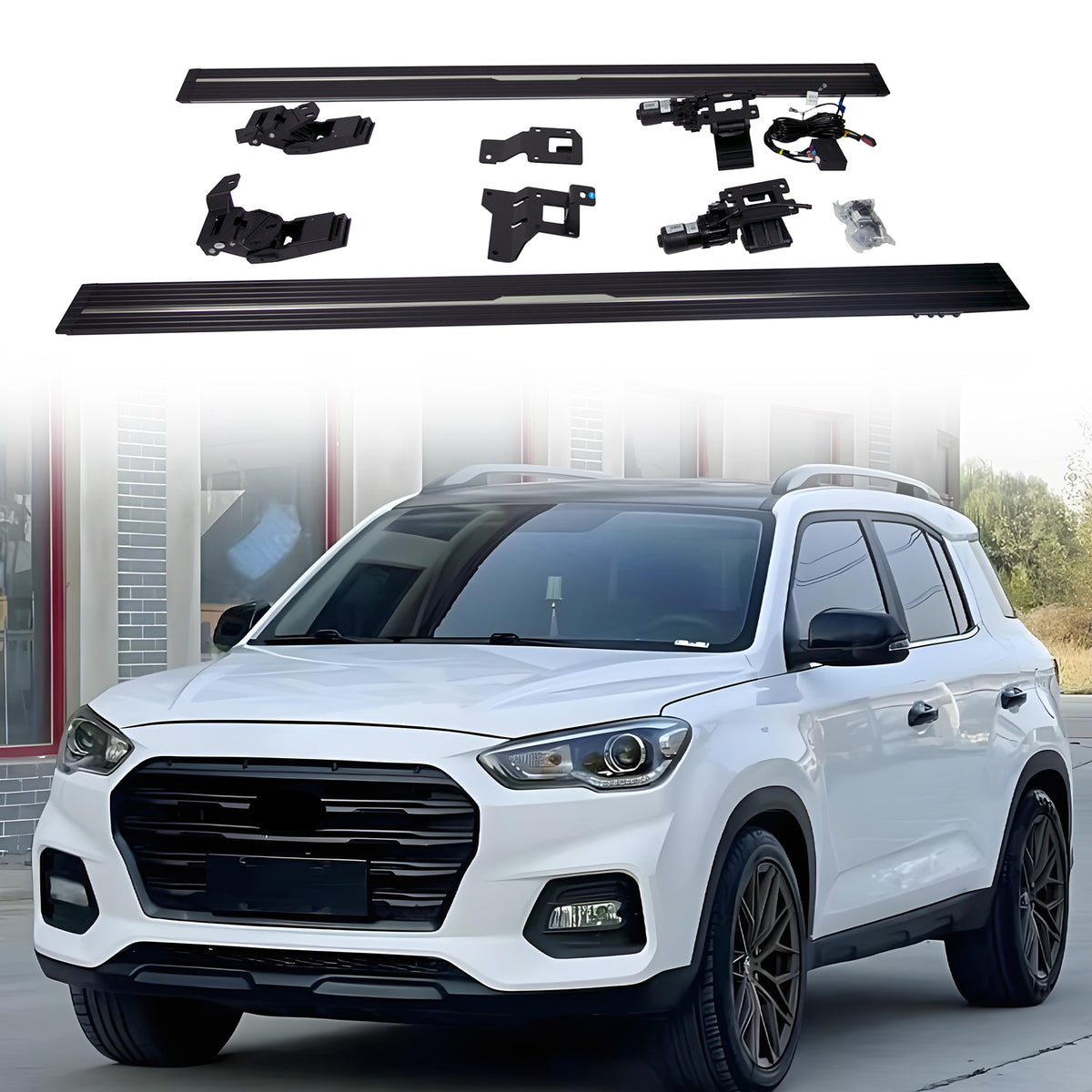 Deployable Electric Running Board Side Steps fit for HYUNDAI IX35 2018-2020