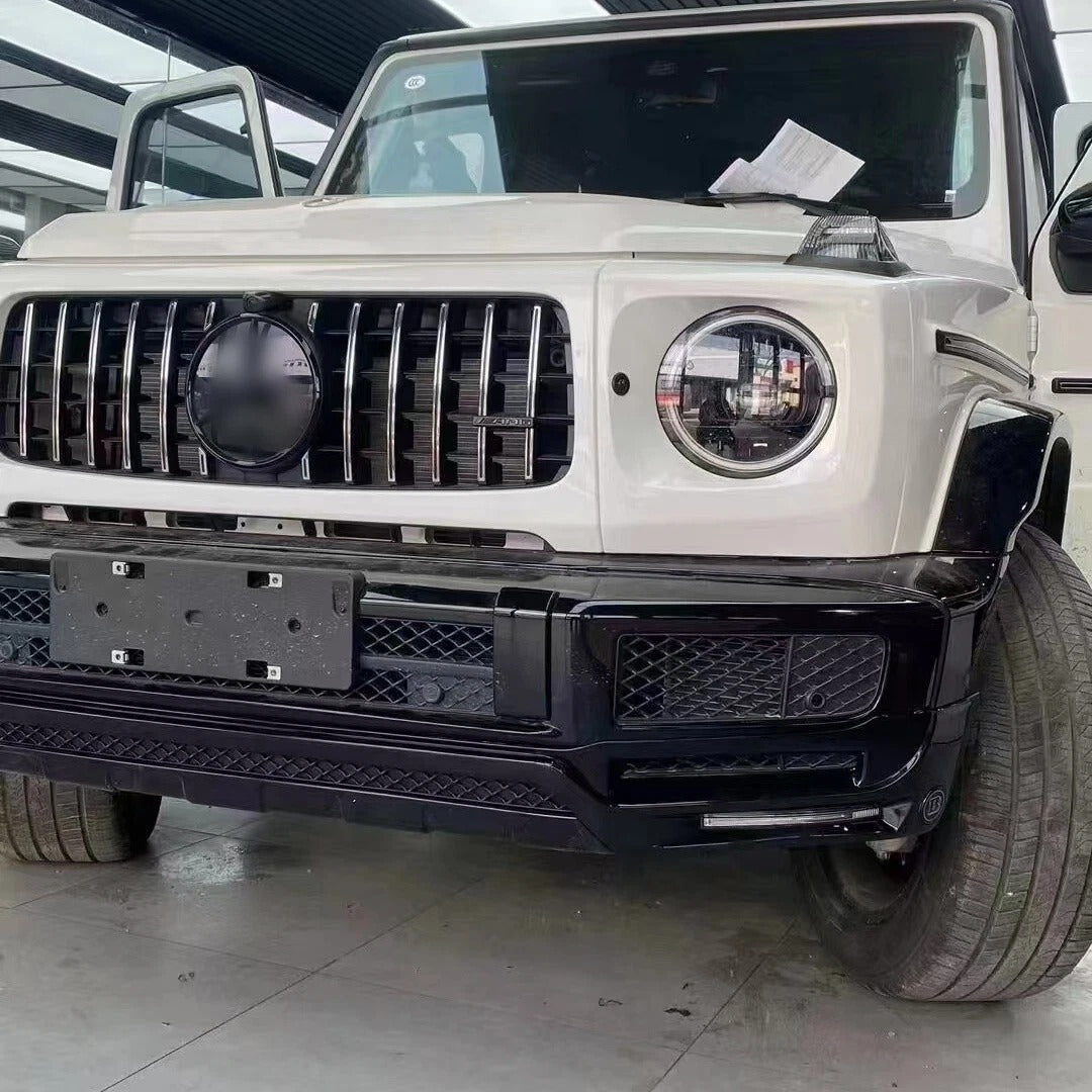 Mercedes G-Class W464 G500 550 to G63 Front Grill+Head Lights Covers 2019-2025
