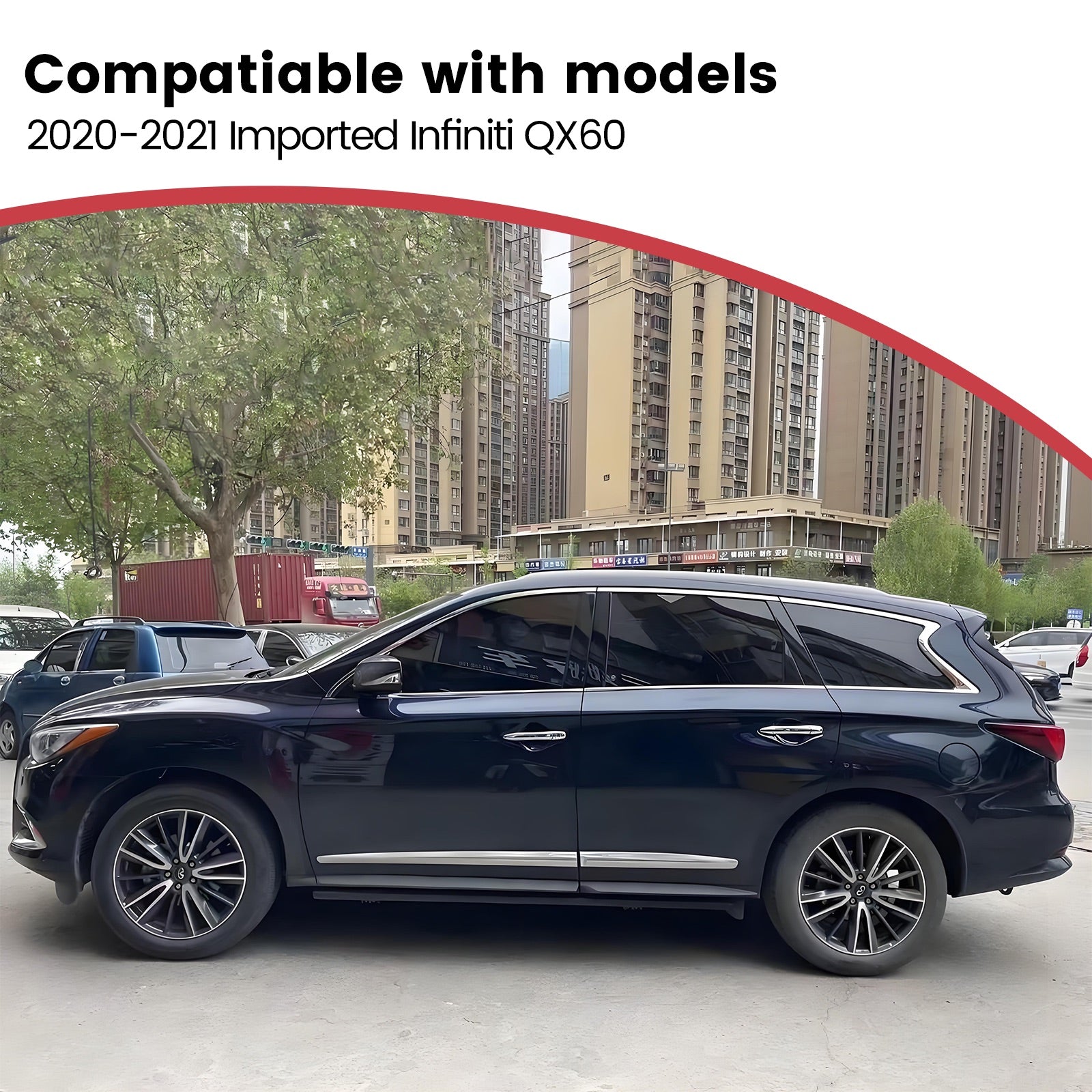 Deployable Electric Running Board Side Steps fit for INFINITI QX60 2020 2021