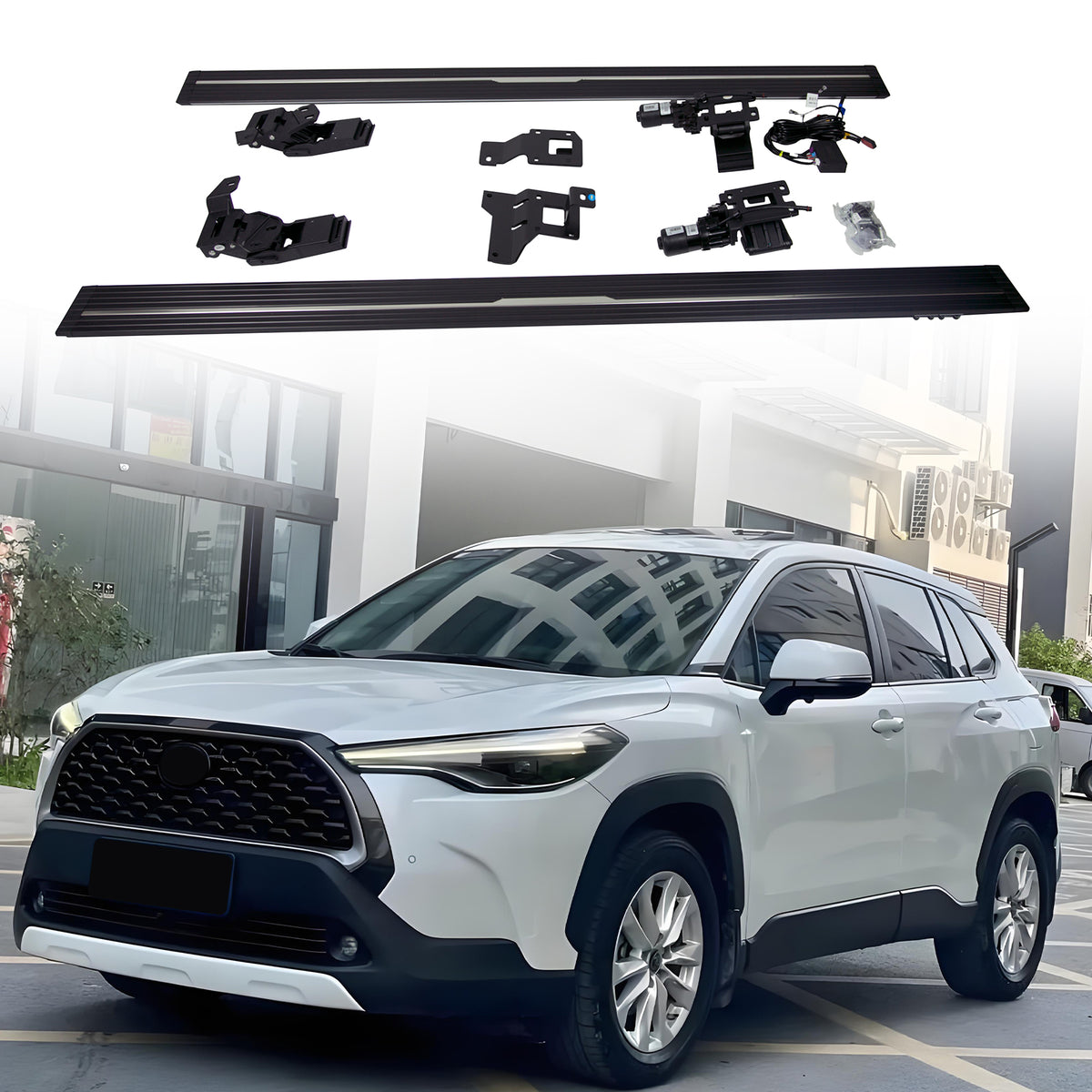 Deployable Electric Running Board Side Steps fit for TOYOTA COROLLA CROSS 2022-2025