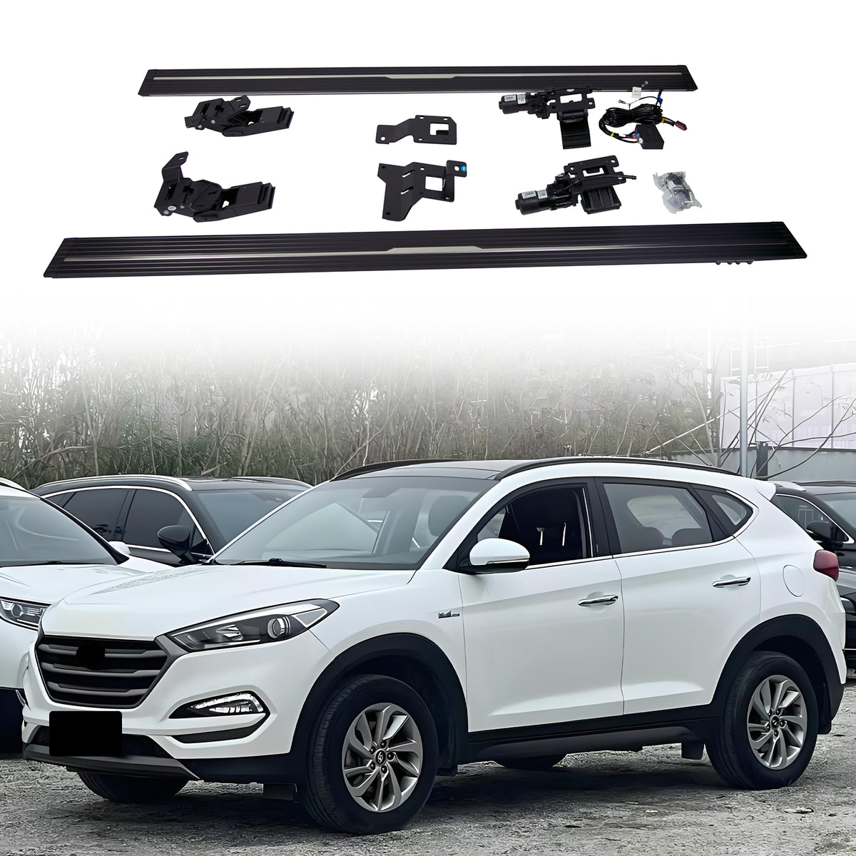 Deployable Electric Running Board Side Steps fit for HYUNDAI TUCSON 2015-2020
