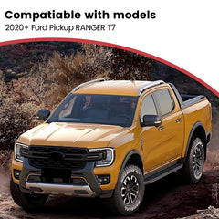 Deployable Electric Running Board Side Steps fit for FORD RANGER T7 T8 2020-2025 (6 Supports)