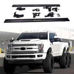 Deployable Electric Running Board Side Steps fit for FORD F550 CAB (4 Doors) 2018-2022