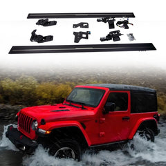 Deployable Electric Running Board Side Steps fit for JEEP WRANGLER 2-DOOR 2018-2025