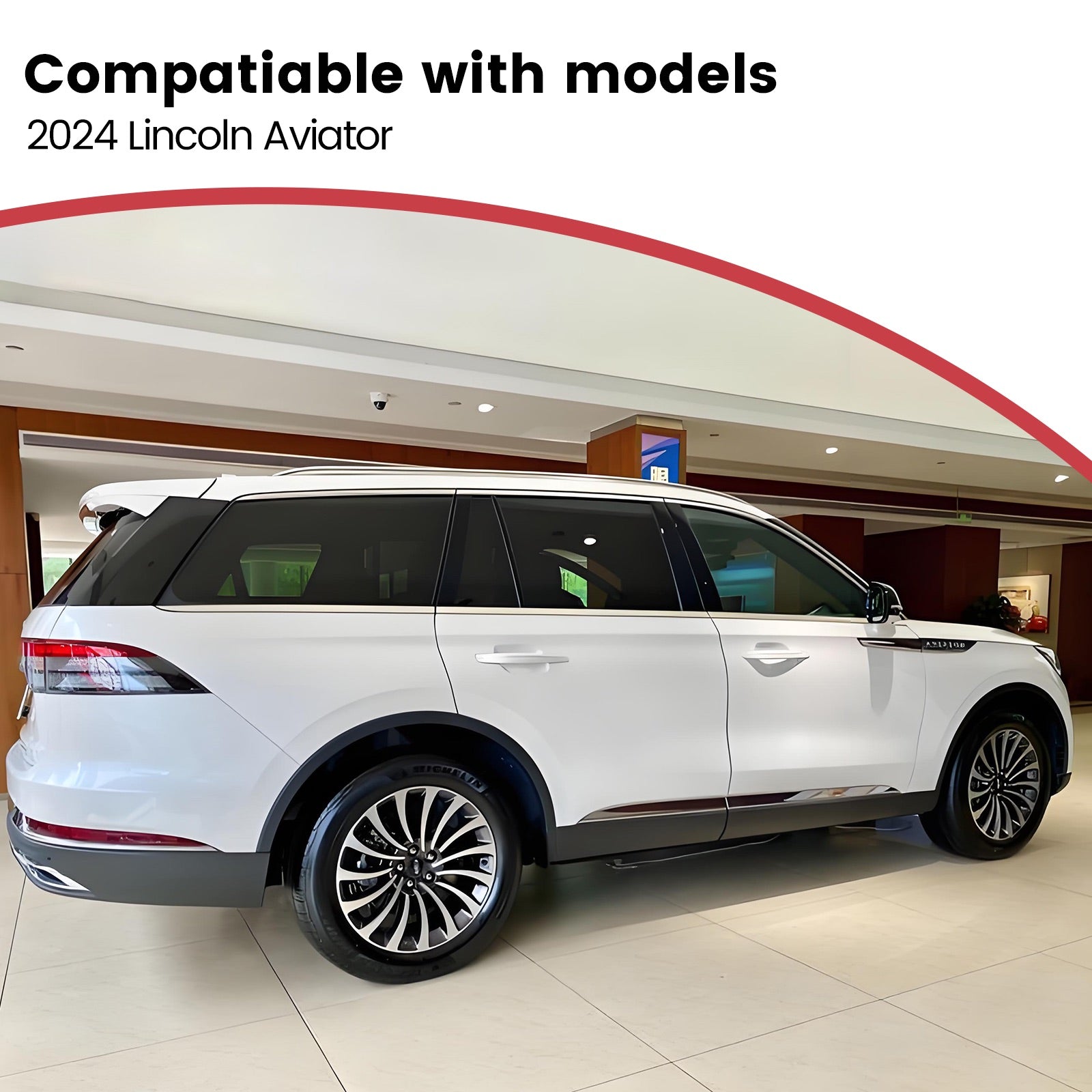 Deployable Electric Running Board Side Steps fit for LINCOLN AVIATOR 2024 2025