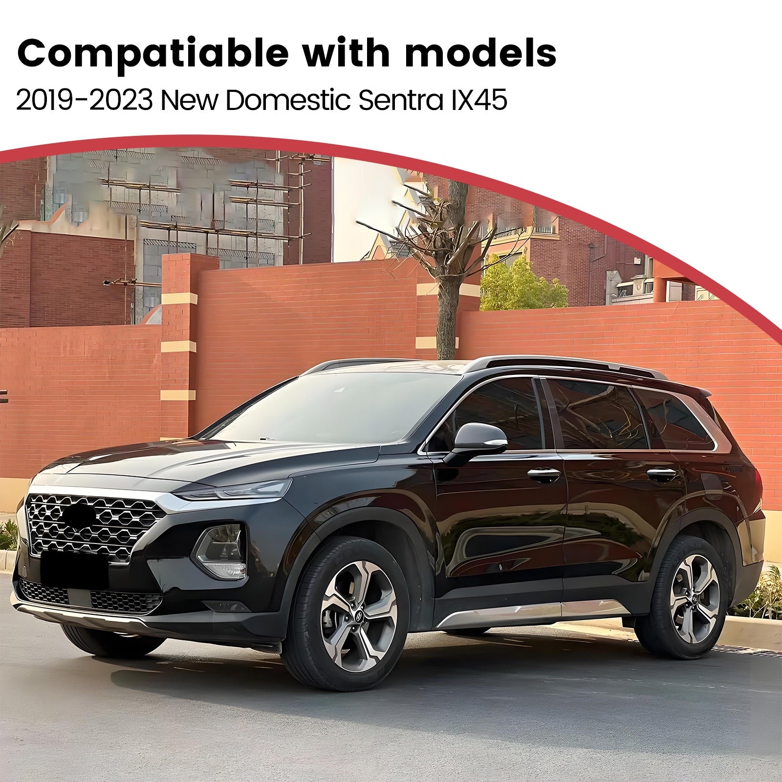 Deployable Electric Running Board Side Steps fit for HYUNDAI Santa Fe IX45 2019-2023