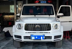 Mercedes G-Class W464 G500 550 to G63 Front Grill+Head Lights Covers 2019-2025