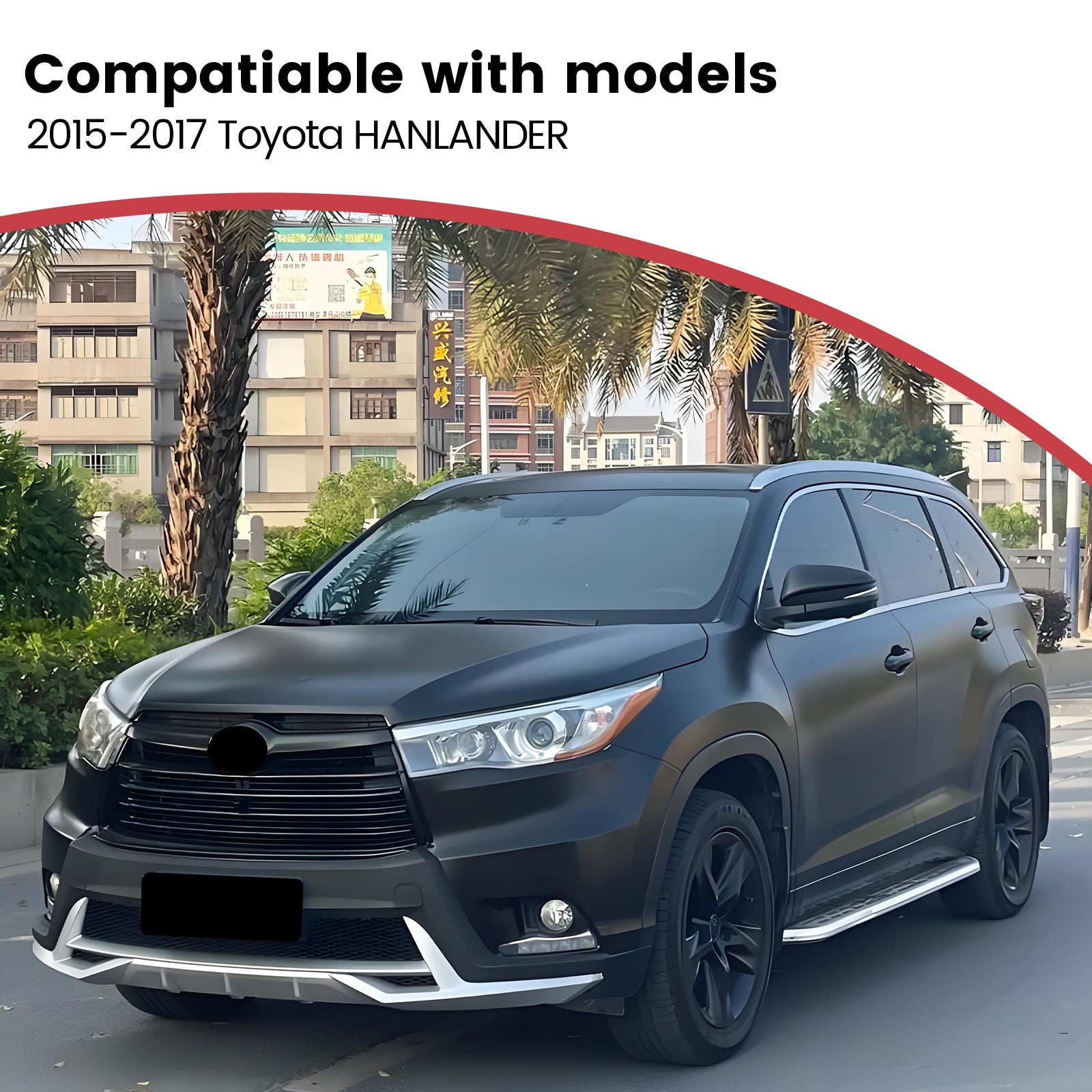 Deployable Electric Running Board Side Steps fit for TOYOTA HIGHLANDER 2015-2017