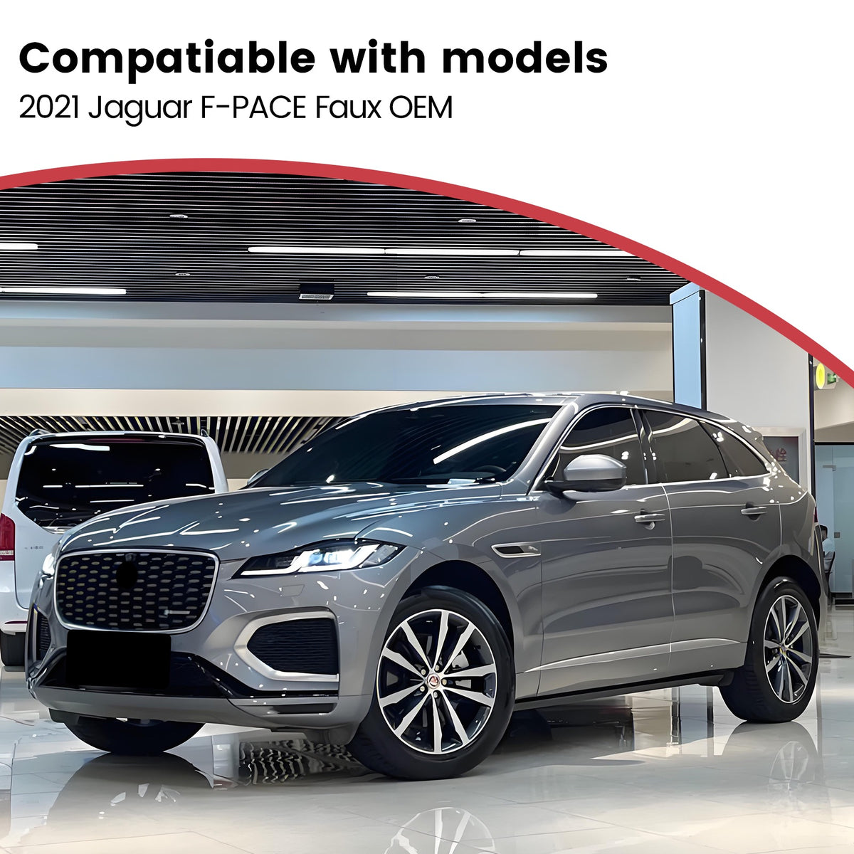 Deployable Electric Running Board Side Steps fit for JAGUAR F-PACE 2021 2022 2023 2024 2025