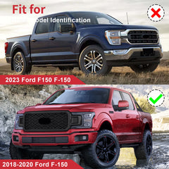 For 2018/2019/2020 Ford F-150 Front Radiator Grille Assembly Glossy black JL3Z8200SF
