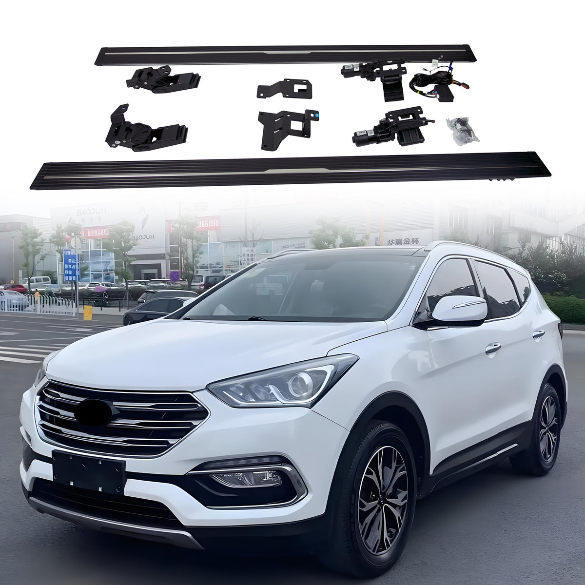 Deployable Electric Running Board Side Steps fit for HYUNDAI Santa Fe IX45 2013-2018