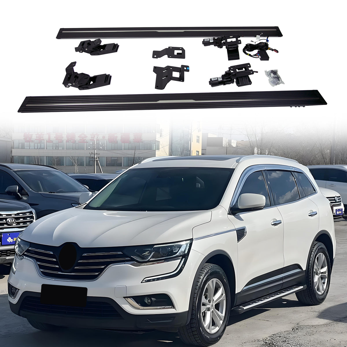 Deployable Electric Running Board Side Steps fit for RENAULT KOLEOS 2017