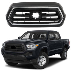 Labwork Front Upper Grille Black & Chrome For 2018/2019/2020/2021/2022 Toyota Tacoma