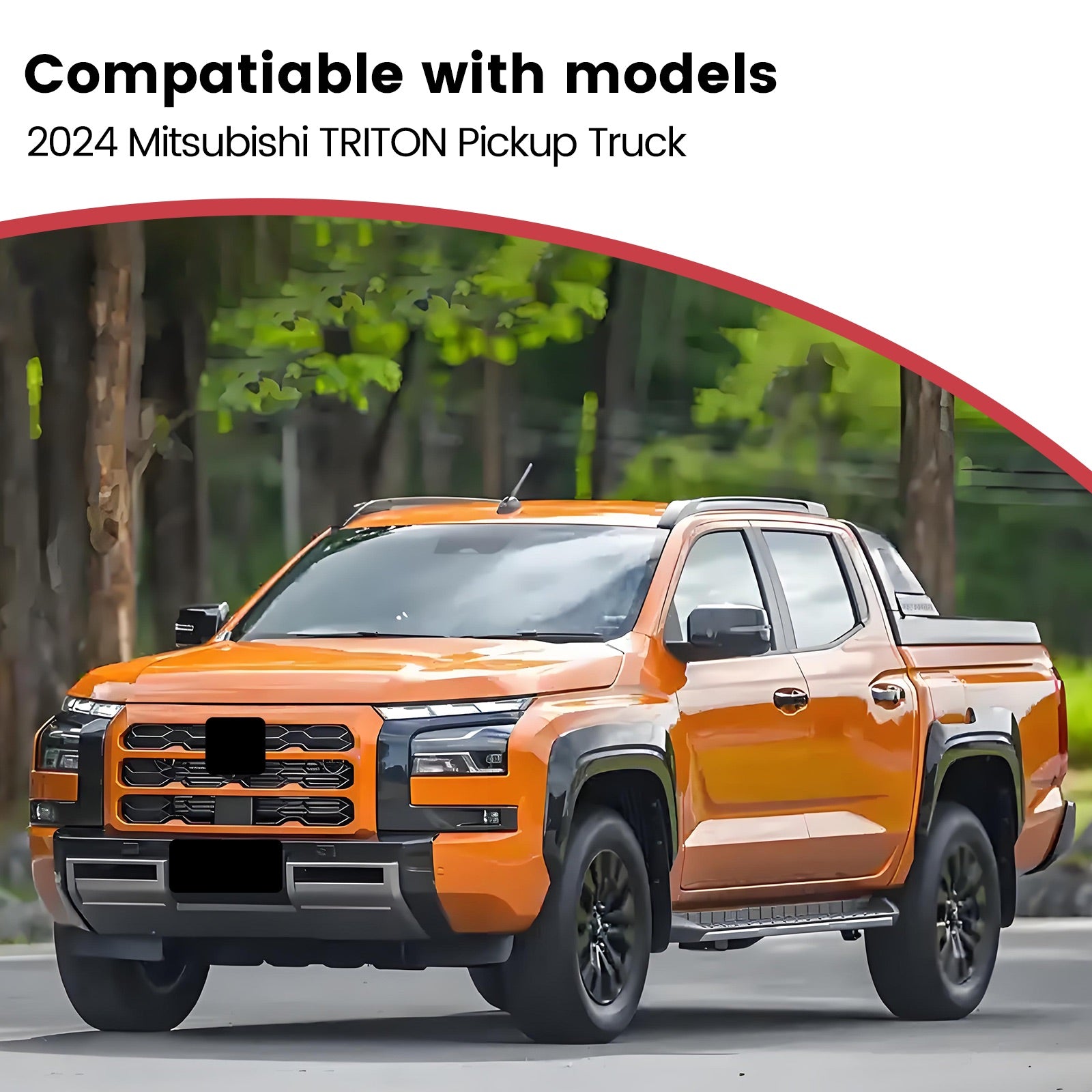 Deployable Electric Running Board Side Steps fit for MITSUBISHI TRITON L200 2024