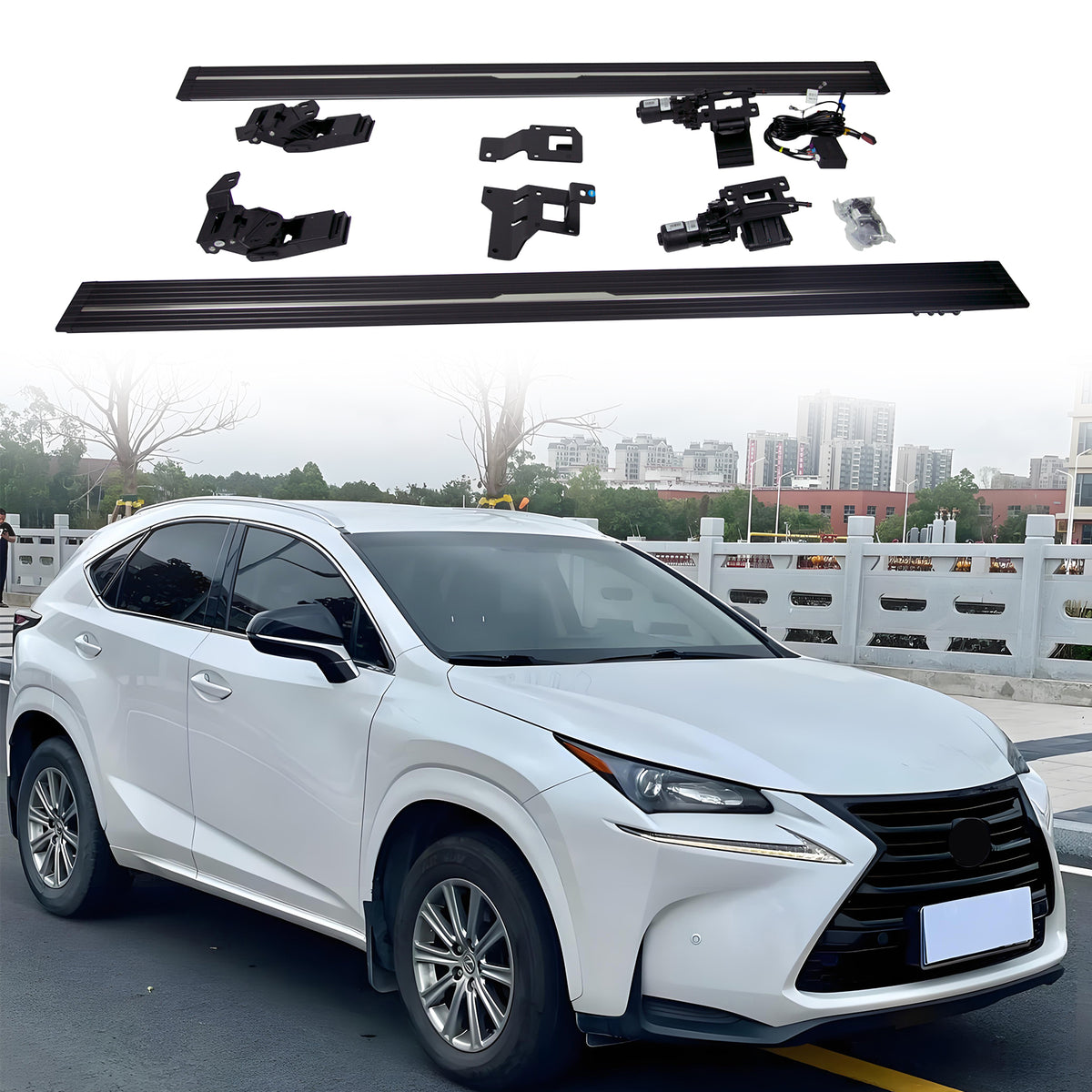 Deployable Electric Running Board Side Steps fit for LEXUS NX200/300 2015-2017