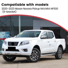 Deployable Electric Running Board Side Steps fit for NISSAN NAVARA NP300 (6 Suppports) 2020-2023