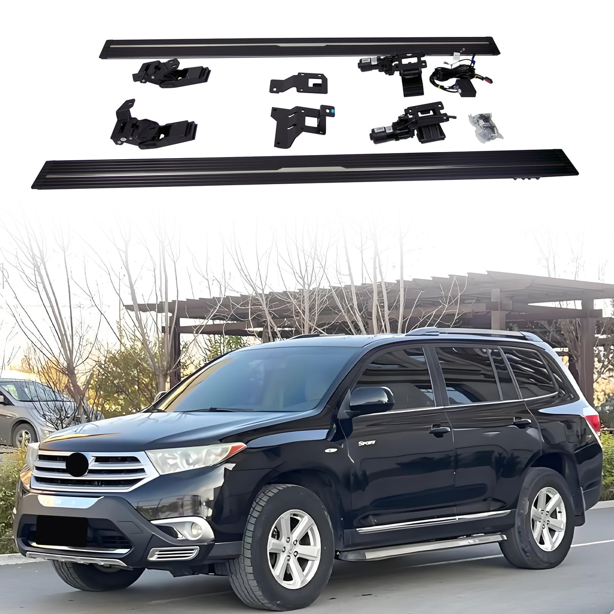Deployable Electric Running Board Side Steps fit for TOYOTA HIGHLANDER 2012-2014