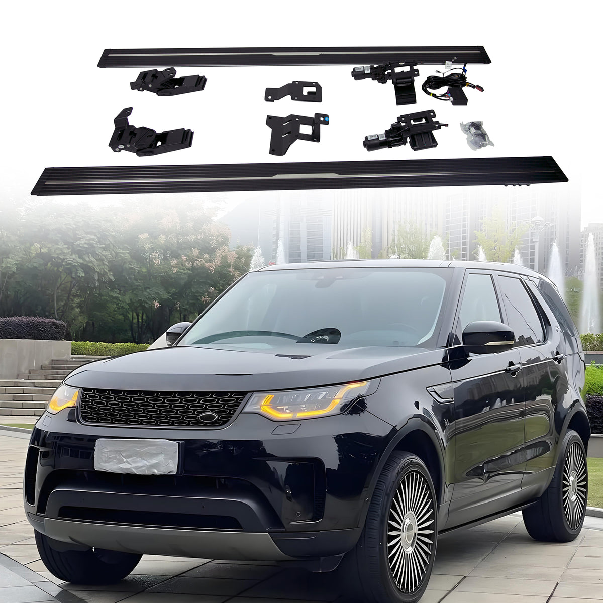 Deployable Electric Running Board Side Steps fit for Discovery 5 2017 2018 2019 2020